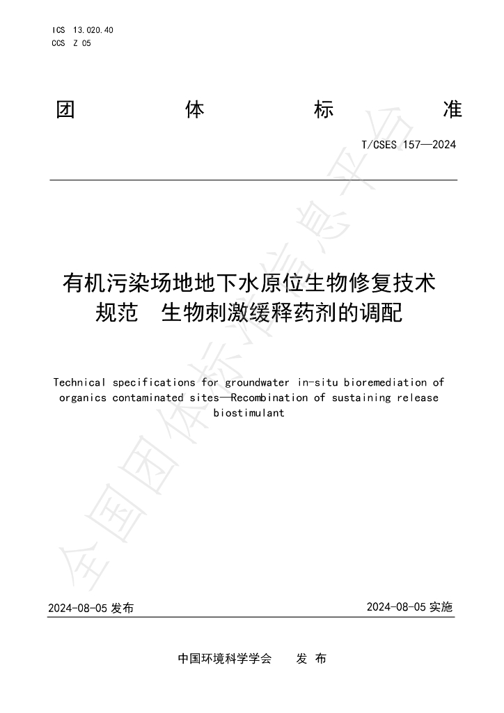 T/CSES 157-2024 标准预览