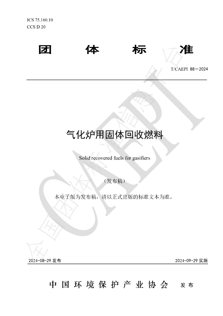 T/CAEPI 88-2024 标准预览