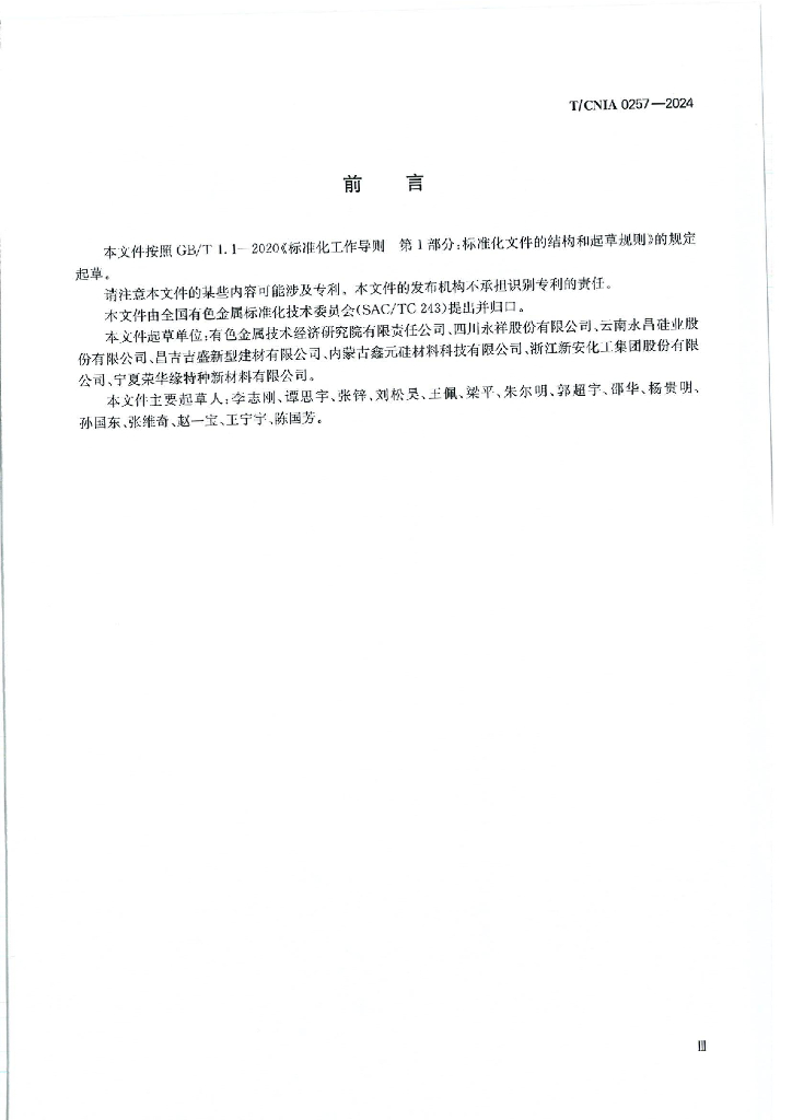 T/CNIA 0257-2024 标准预览