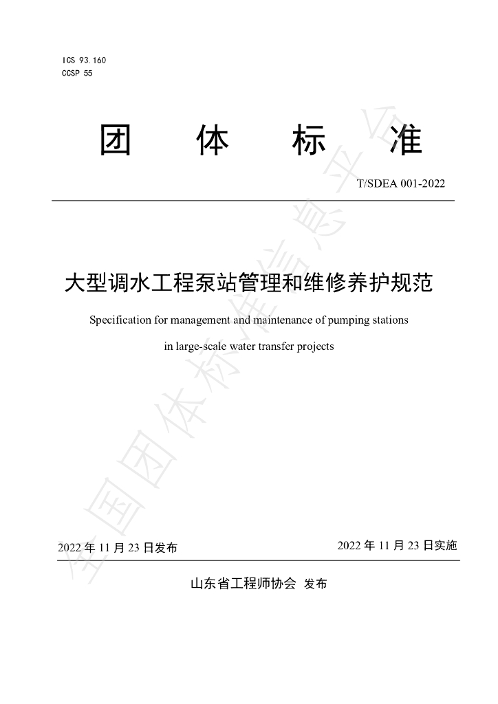 T/SDEA 001-2022 标准预览