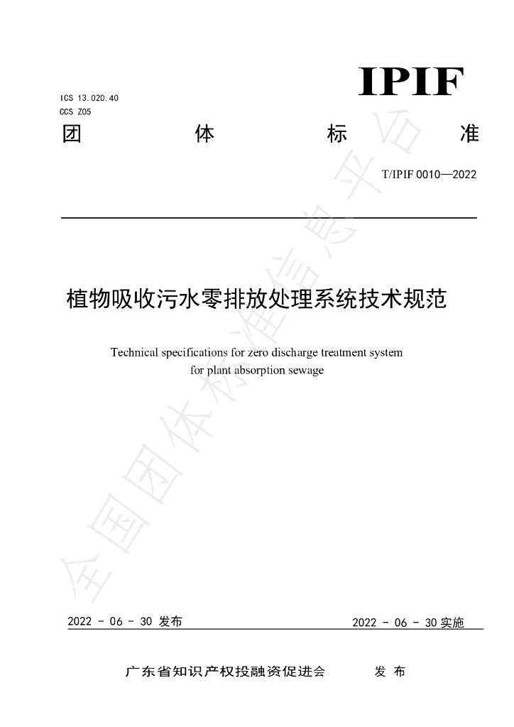 T/IPIF 0010-2022 标准预览