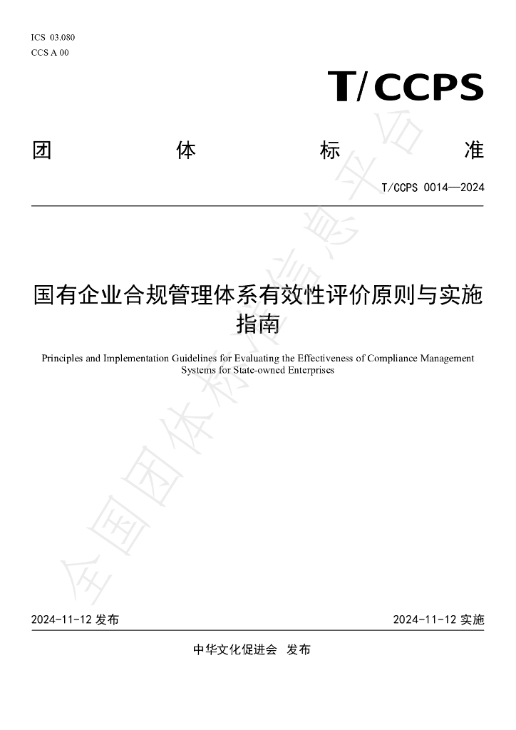 T/CCPS 0014-2024 标准预览