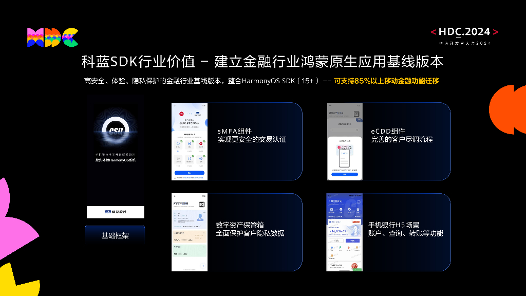 鸿蒙生态伙伴SDK：科蓝SDK在金融领域鸿蒙原生应用开发中的实践_第9页