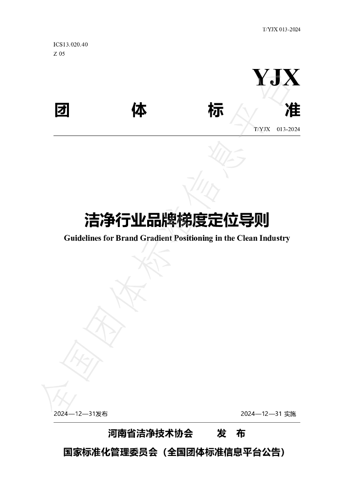 T/YJX 013-2024 标准预览
