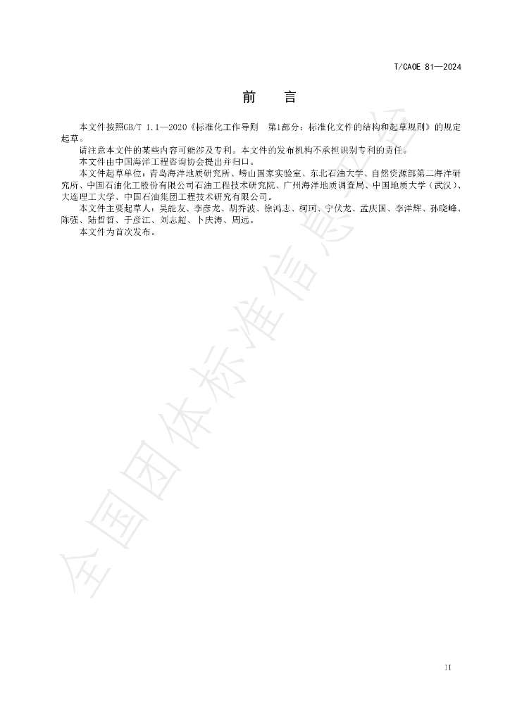 T/CAOE 81-2024 标准预览