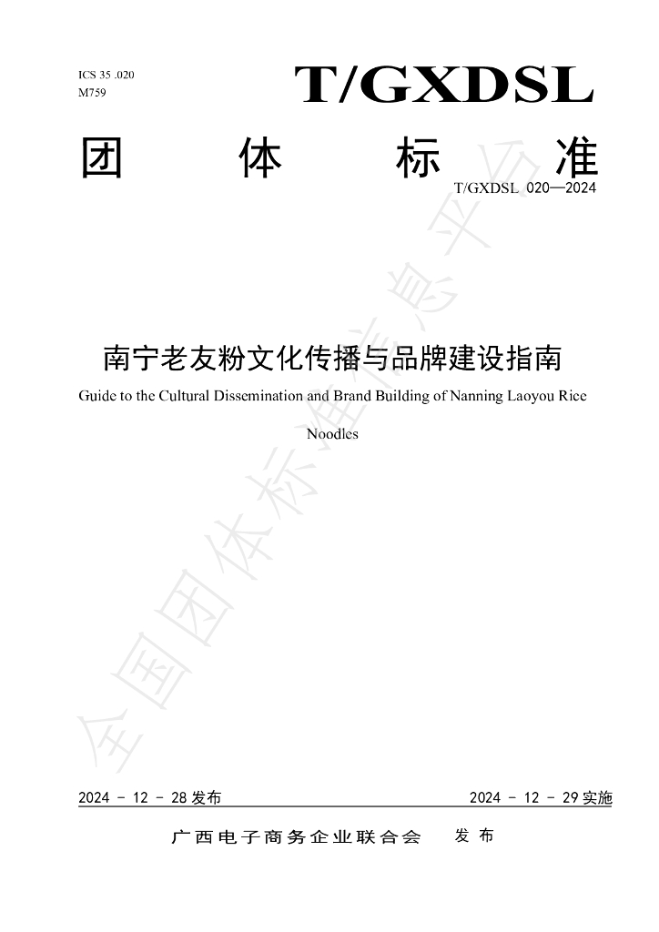 T/GXDSL 020-2024 标准预览