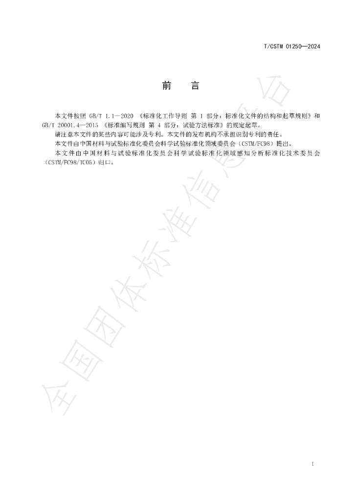 T/CSTM 01250-2024 标准预览