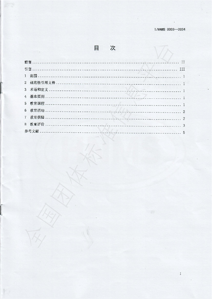 T/HNMS 0003-2024 标准预览