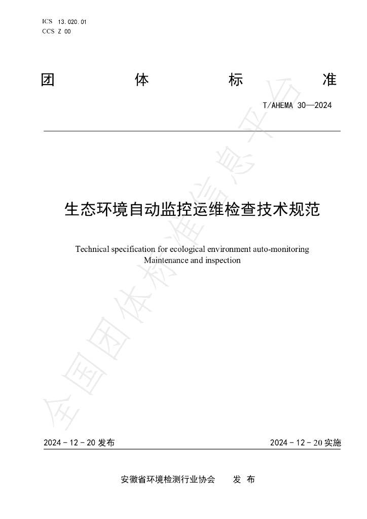 T/AHEMA 30-2024 标准预览