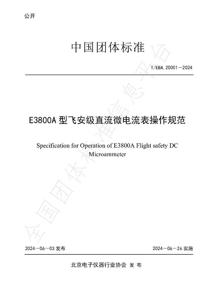 T/BEA 20001-2024 标准预览