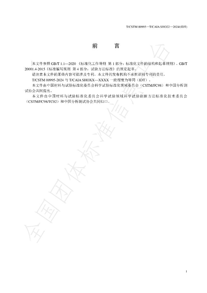 T/CAIA SHO22-2024 标准预览