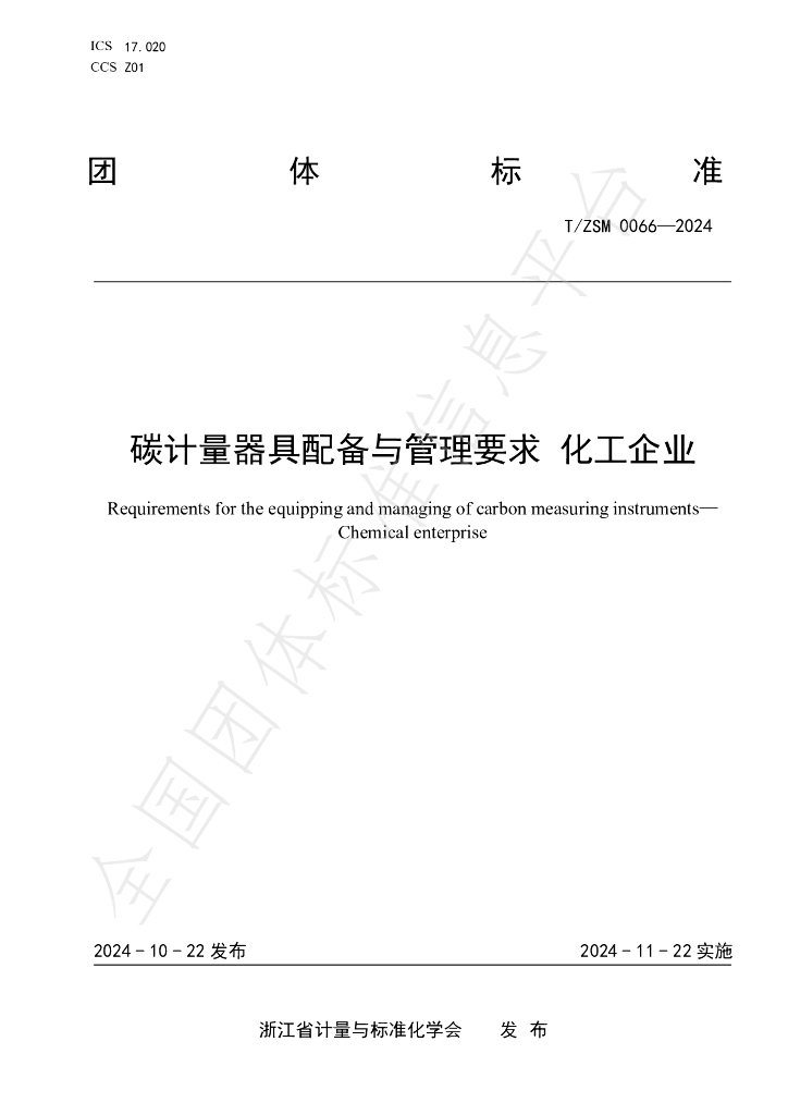 T/ZSM 0066-2024 标准预览