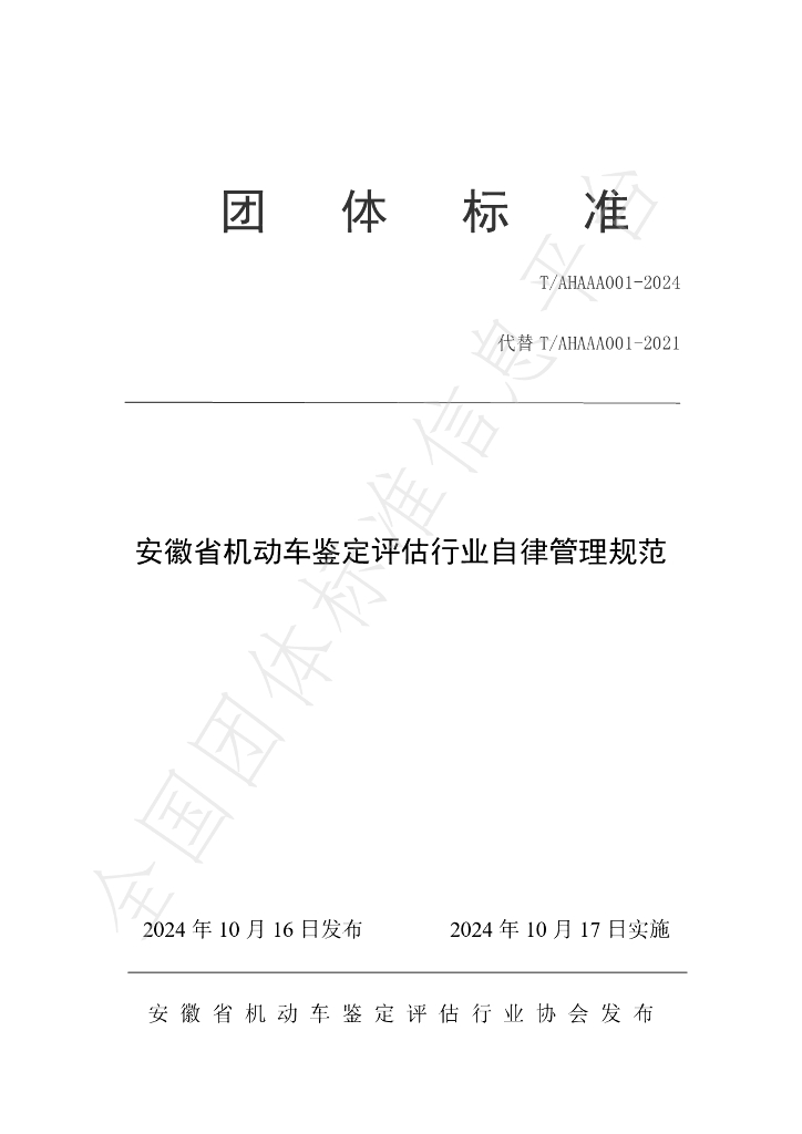 T/AHAAA 001-2024 标准预览