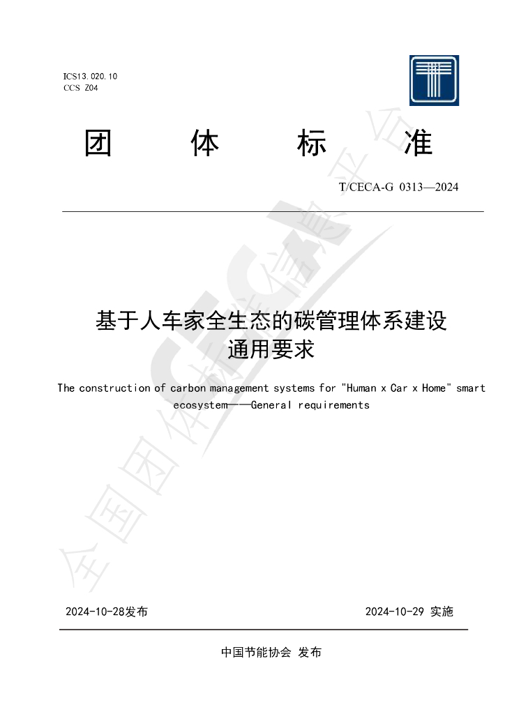 T/CECA-G 0313-2024 标准预览