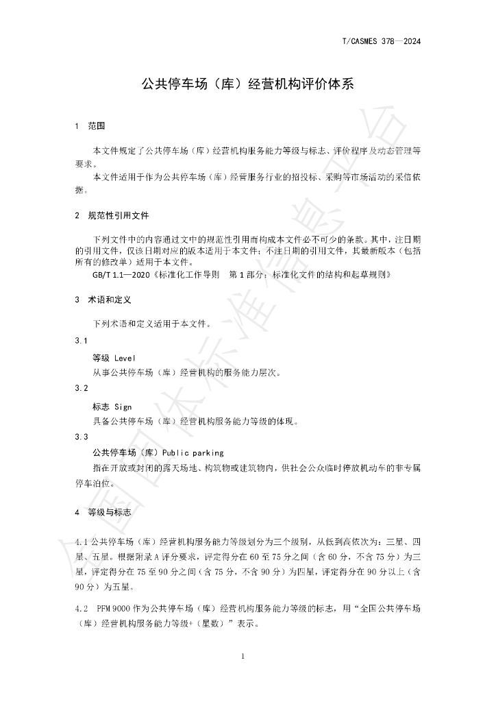 T/CASMES 378-2024 标准预览