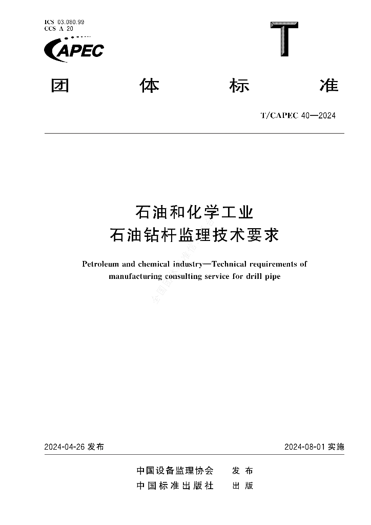 T/CAPEC 40-2024 标准预览