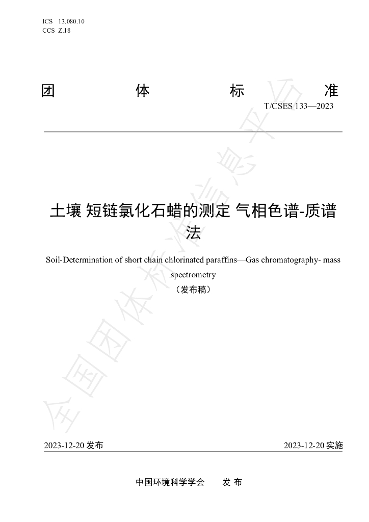 T/CSES 133-2023 标准预览