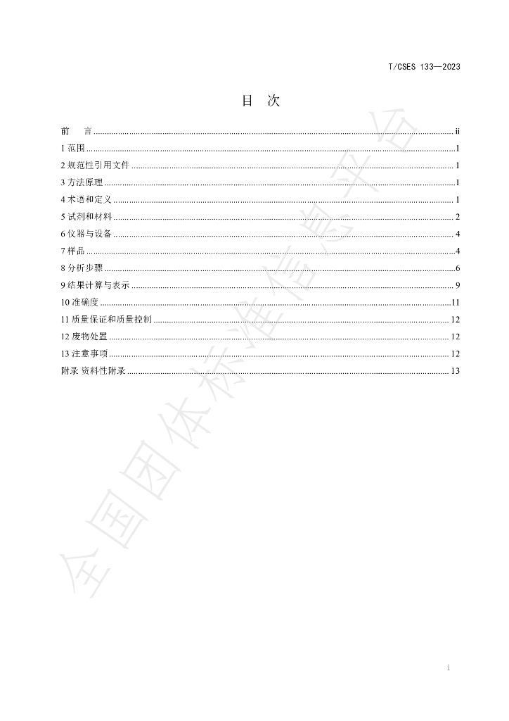 T/CSES 133-2023 标准预览