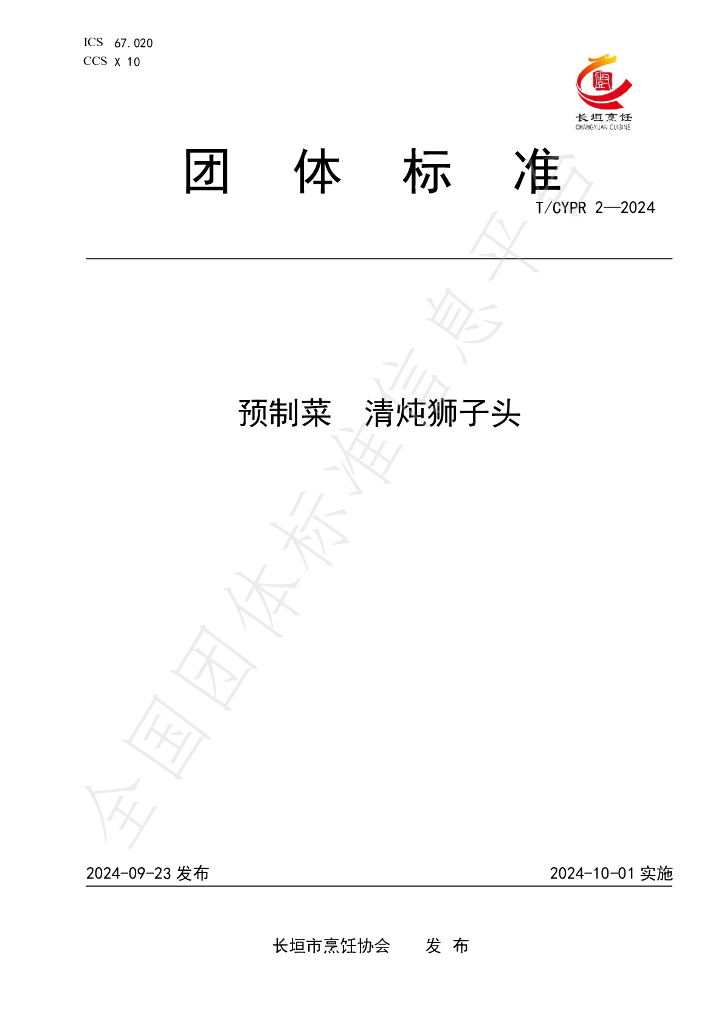 T/CYPR 2-2024 标准预览