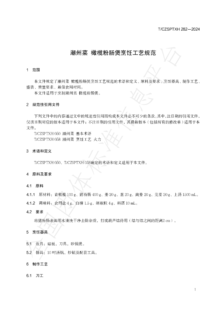 T/CZSPTXH 282-2024 标准预览