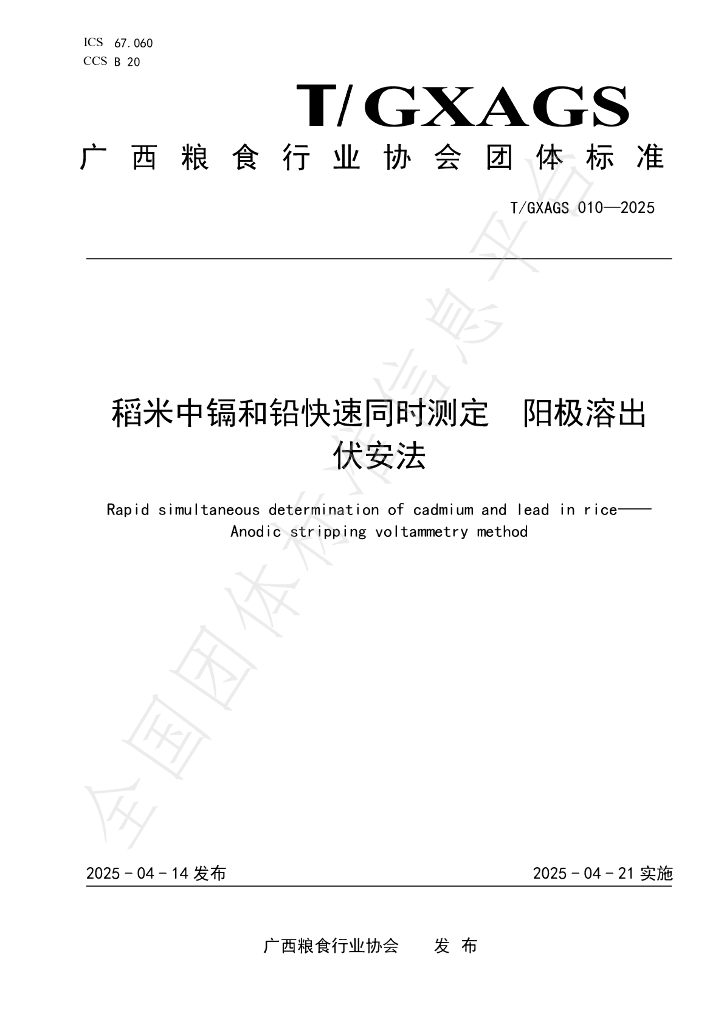 T/GXAGS 010-2025 标准预览