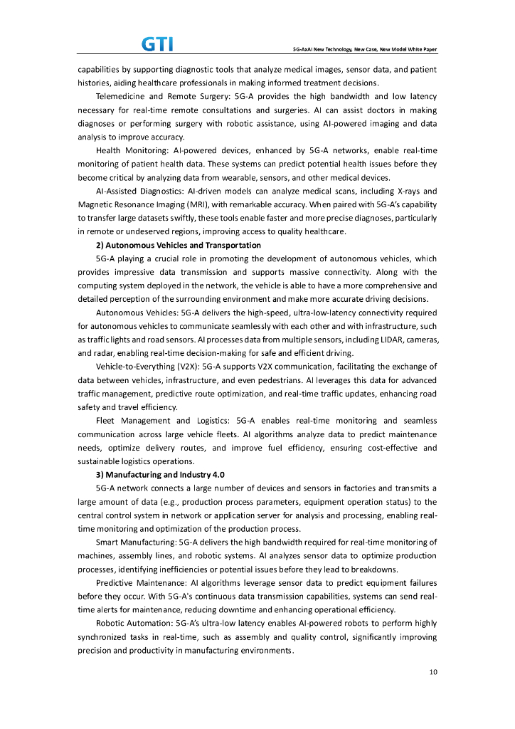GTI：2025年5G-AxAI新技术，新案例，新模型白皮书（英文版）_第10页