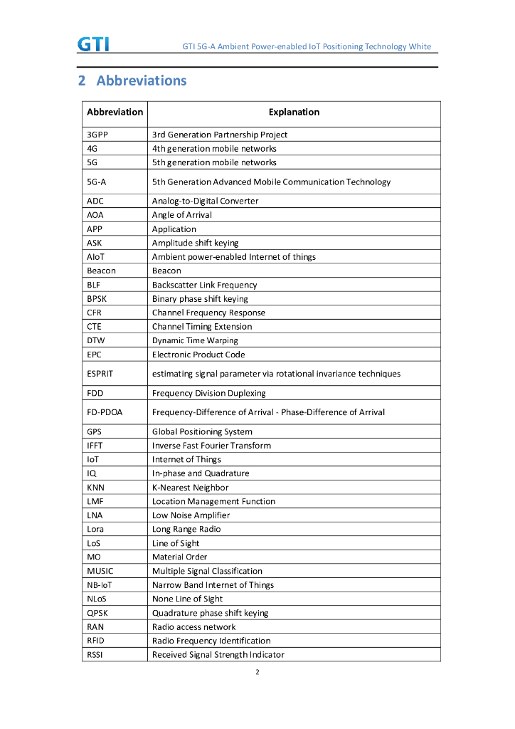 GTI：2024年5G-A环境感知物联网定位技术白皮书（英文版）_第8页