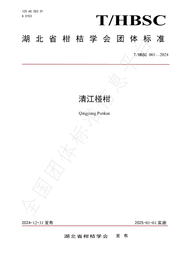 T/HBSC 001-2024 标准预览