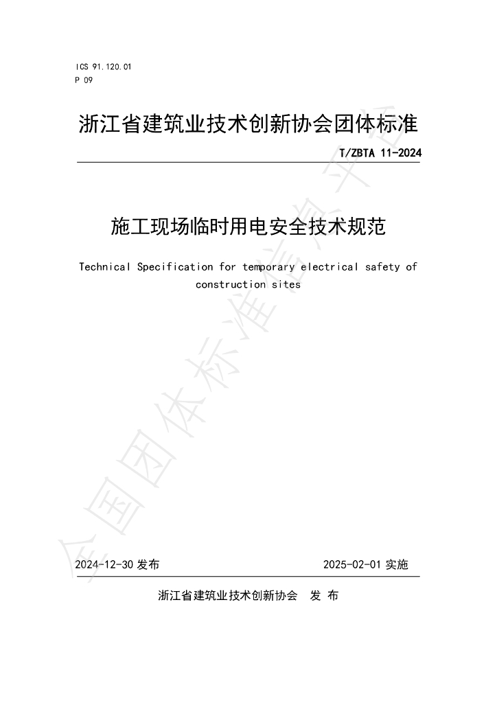 T/ZBTA 11-2024 标准预览