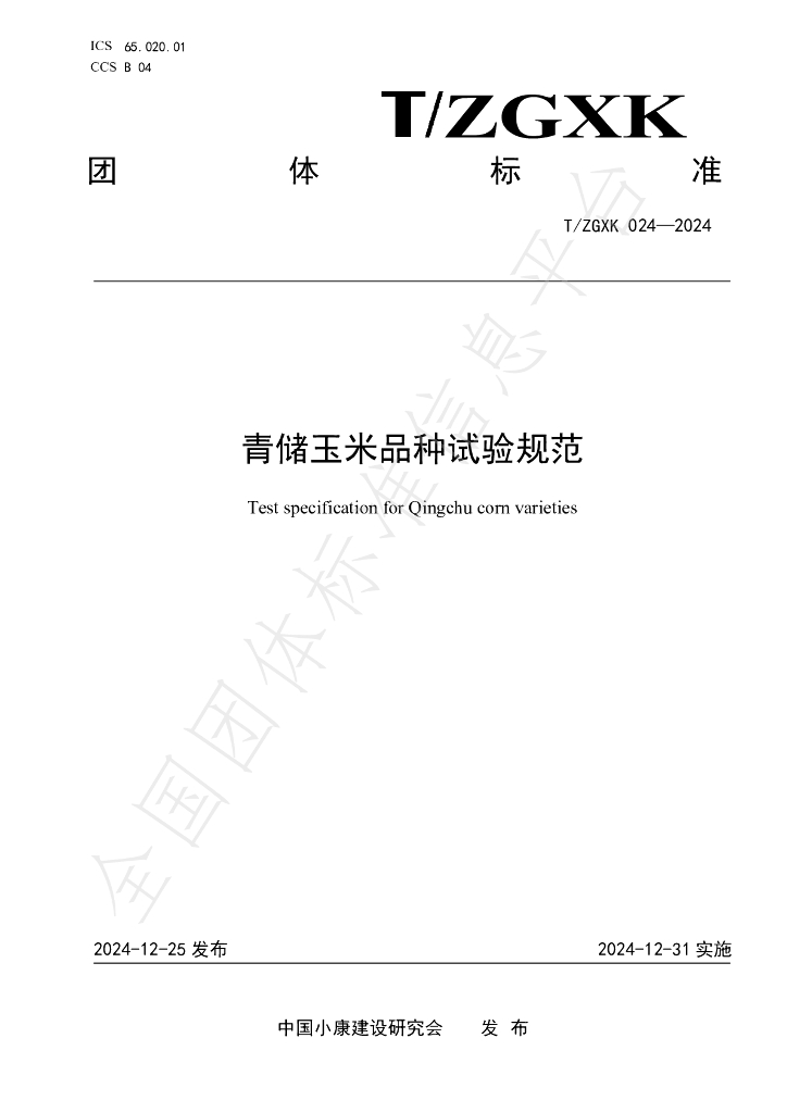 T/ZGXK 024-2024 标准预览