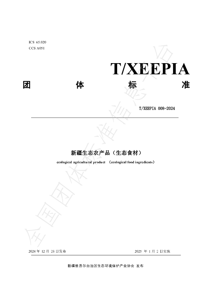 T/XEEPIA 008-2024 标准预览