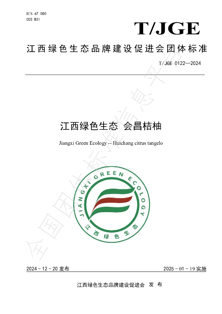T/JGE 0122-2024 标准预览