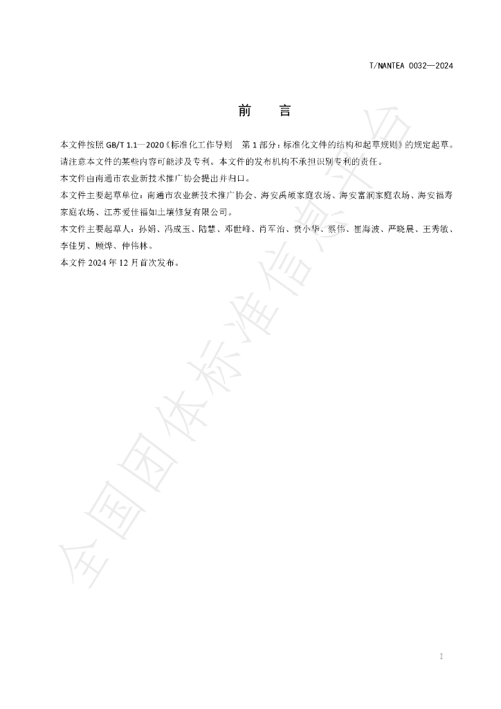T/NANTEA 0032-2024 标准预览