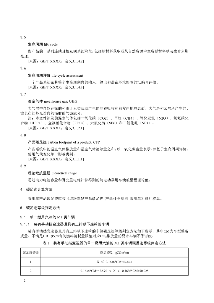 汽车工业节能与绿色发展评价中心：道路车辆 产品碳足迹 等级评价方法 乘用车（2024年第一版）_第6页