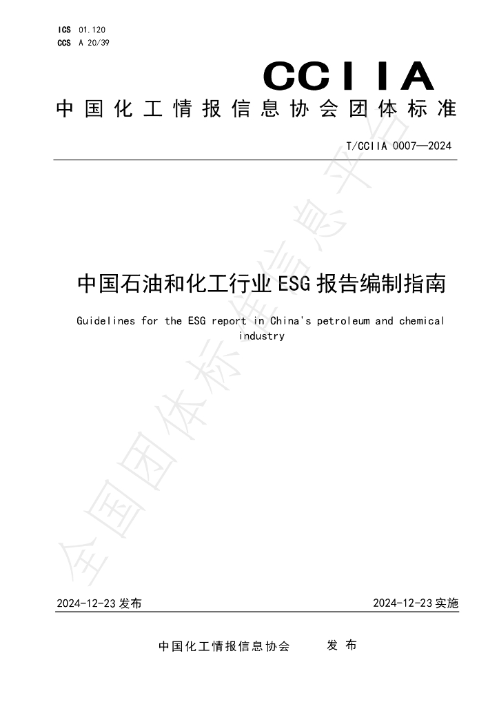 T/CCIIA 0007-2024 标准预览
