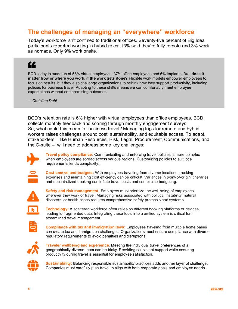 BCD Travel：2024年大创意：你的差旅计划是否让远程办公员工感到失望报告（英文版）_第6页