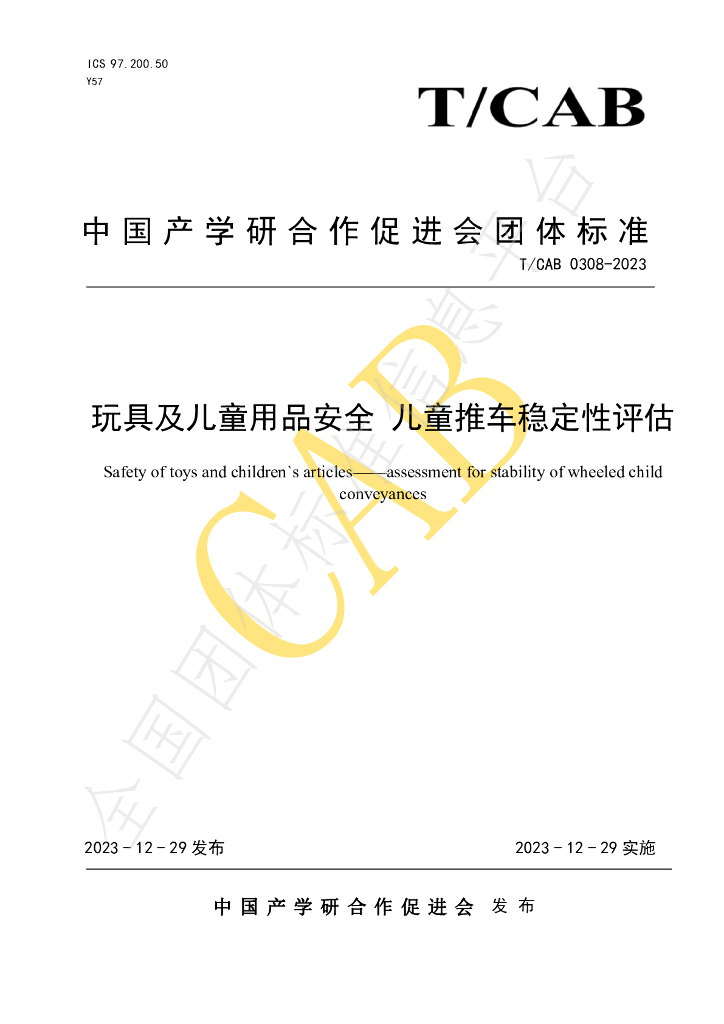 T/CAB 0308-2023 标准预览