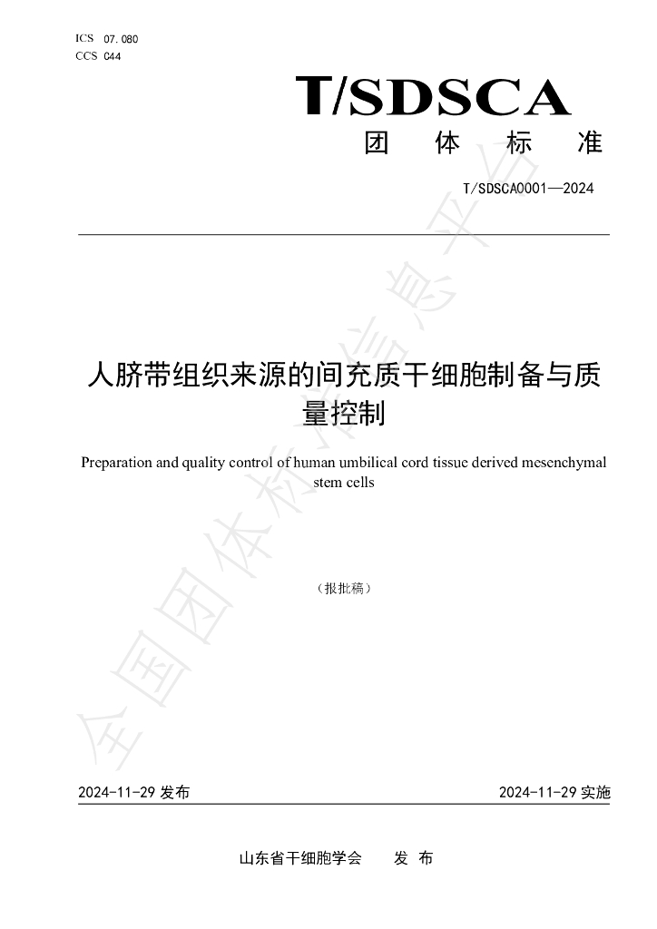 T/SDSCA 0001-2024 标准预览