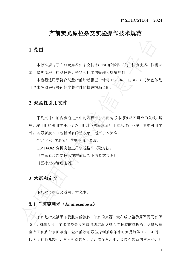 T/SDHCST 001-2024 标准预览