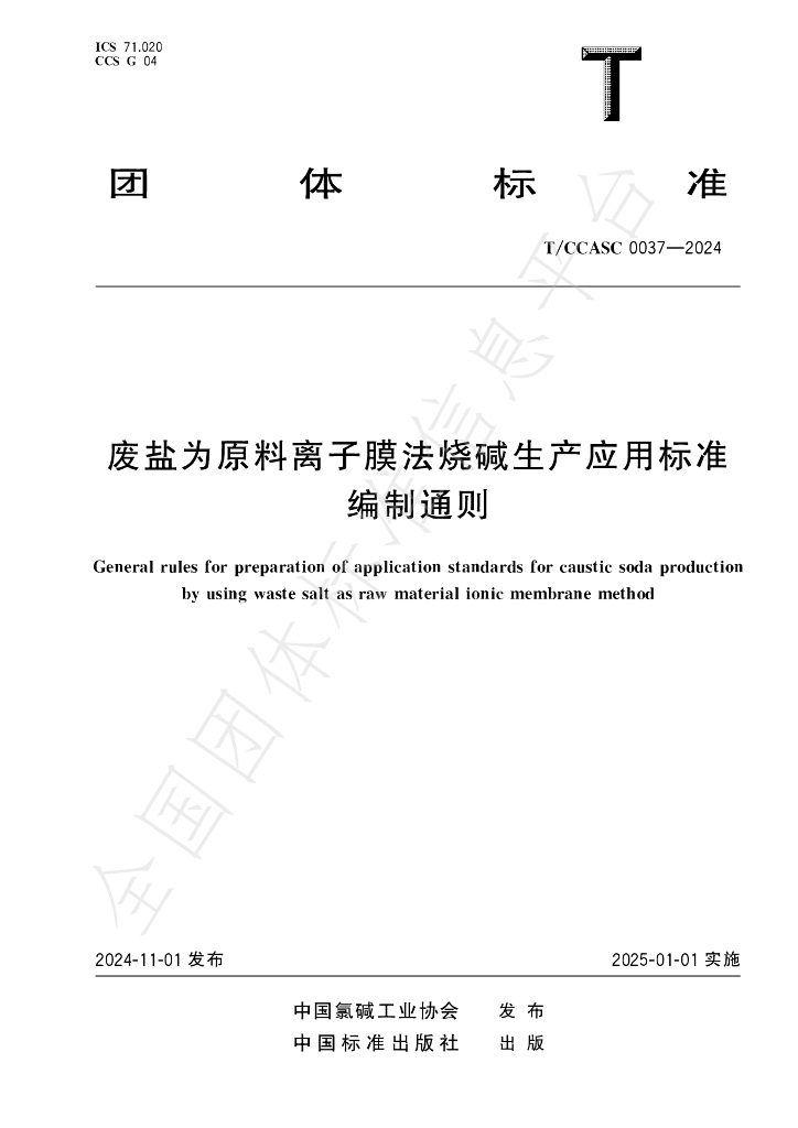 T/CCASC 0037-2024 标准预览