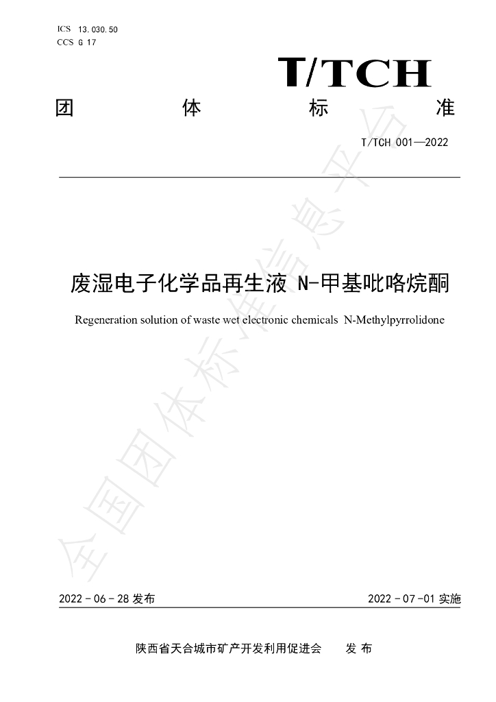 T/TCH 001-2022 标准预览