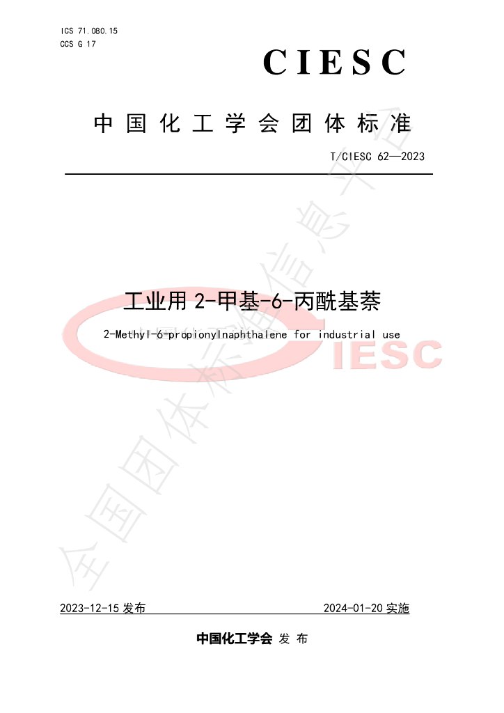T/CIESC 62-2023 标准预览