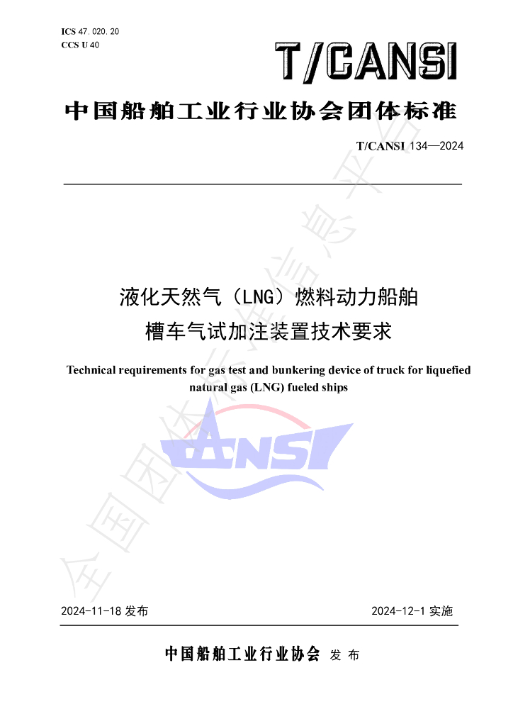 T/CANSI 134-2024 标准预览
