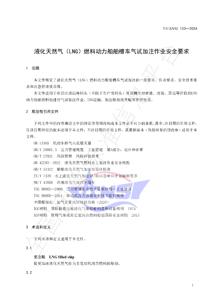 T/CANSI 133-2024 标准预览