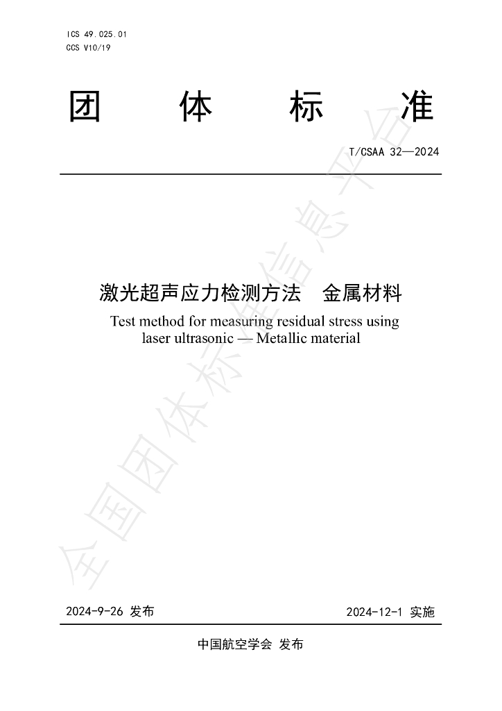 T/CSAA 32-2024 标准预览