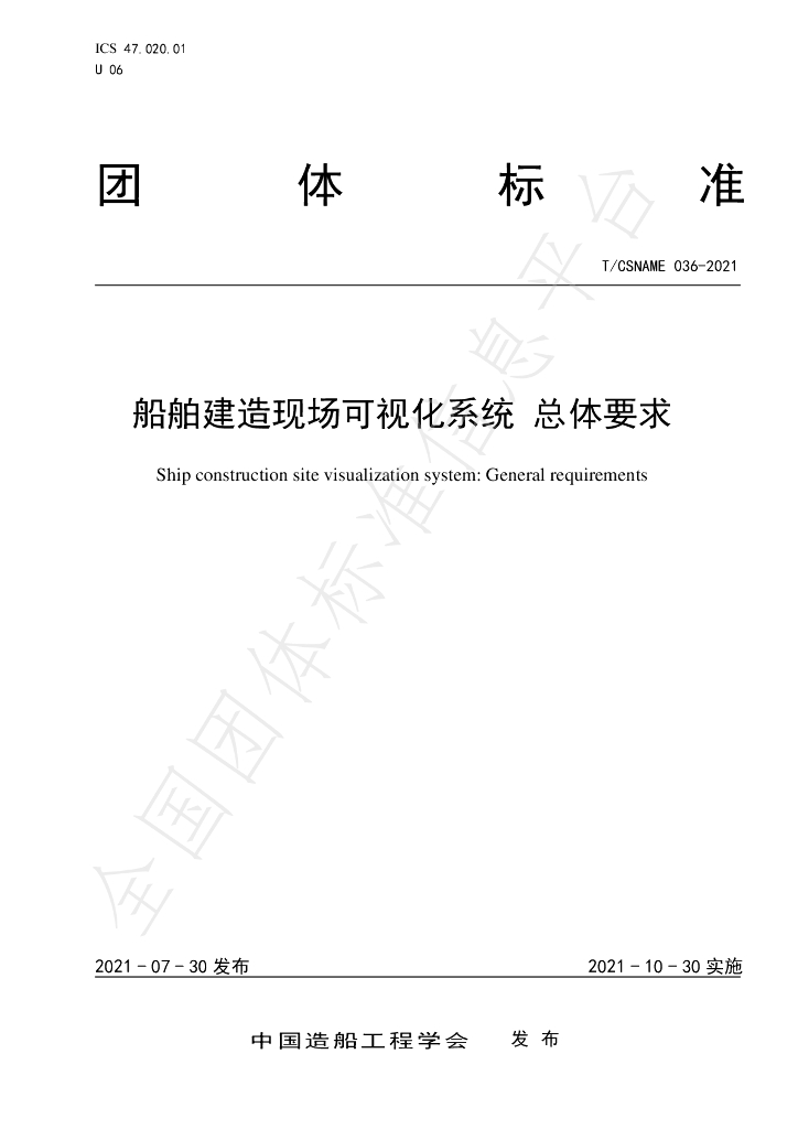T/CSNAME 036-2021 标准预览