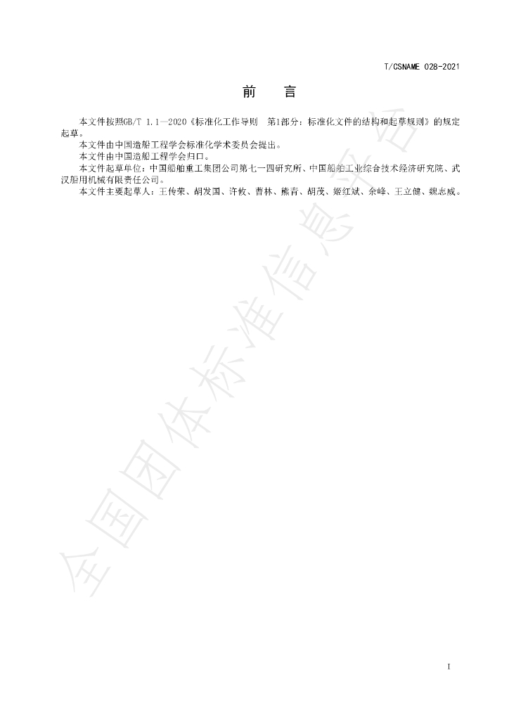 T/CSNAME 028-2021 标准预览