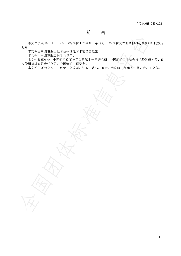 T/CSNAME 029-2021 标准预览