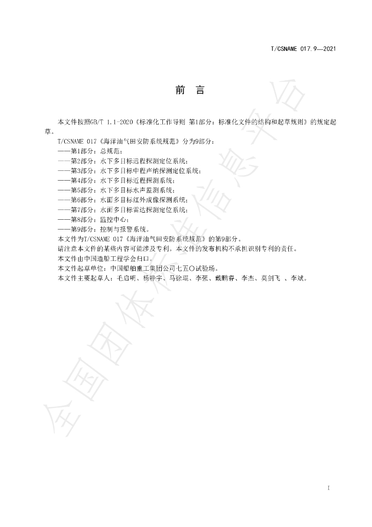 T/CSNAME 017.9-2021 标准预览