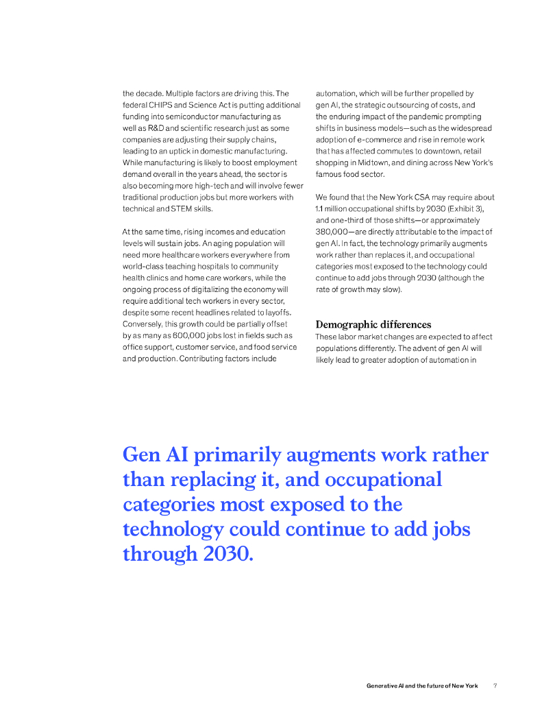 麦肯锡：2024年生成式人工智能与纽约的未来报告（英文版）_第7页